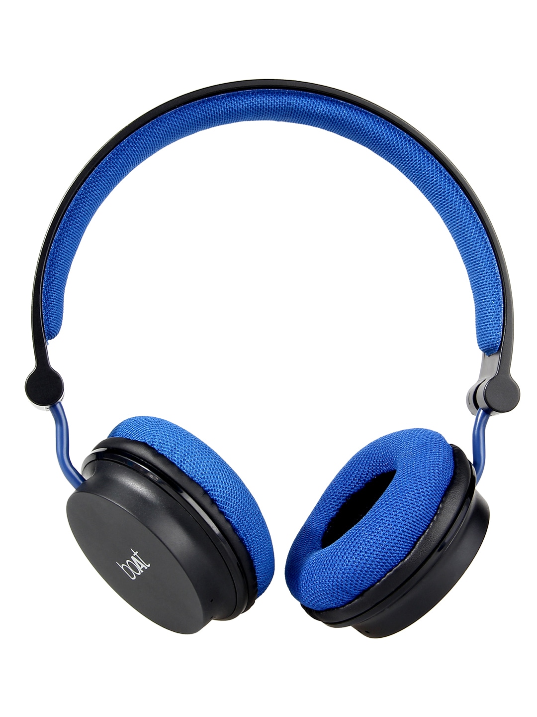 For 796/-(60% Off) boAt Unisex Black & Blue Rockerz 400 Wireless On Ear Bluetooth Headphones with Mic at Myntra