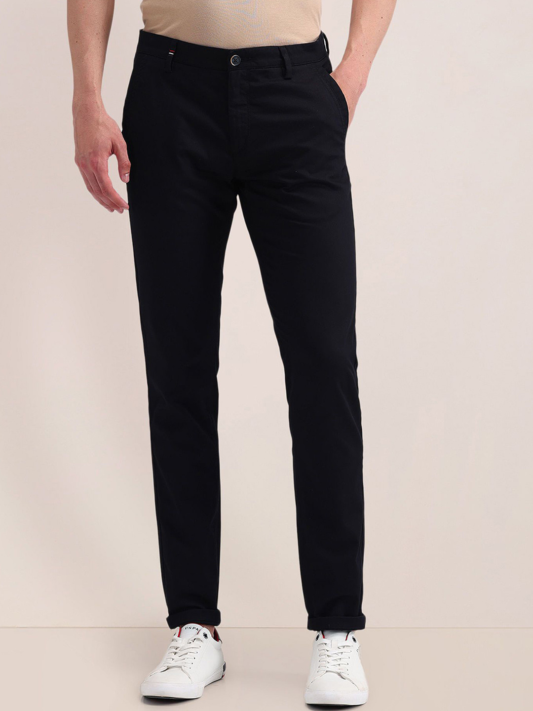 U.S. Polo Assn. Men Urban Slim Slim Fit Chinos Trousers