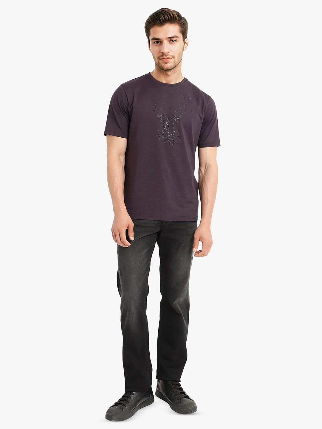 RARE RABBIT Men Pockets T-shirt