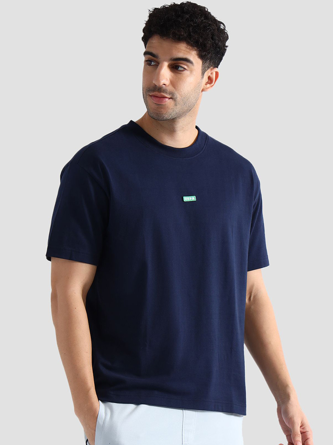U.S. Polo Assn. Men's Cotton Oversized Lounge T-Shirt - Image 3