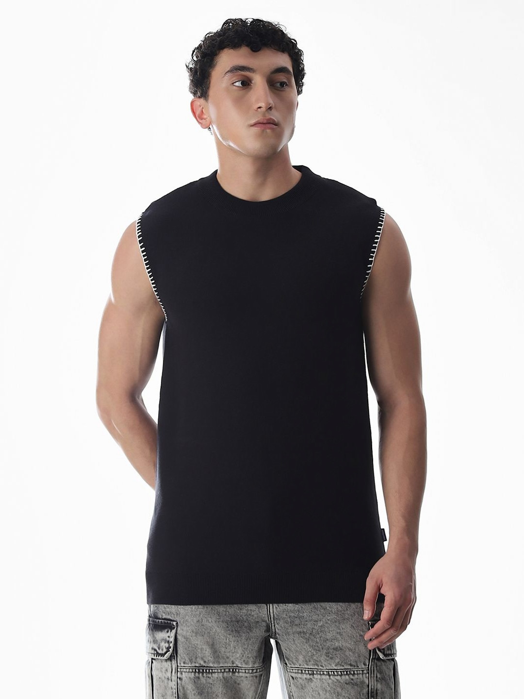 Jack & Jones Round Neck Pure Cotton T-shirt