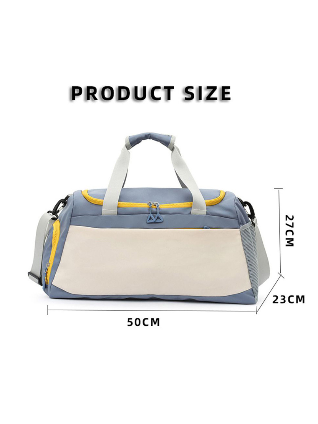 SWISS HORN Unisex Colourblocked Medium Foldable Casual Duffel Bag - Image 6