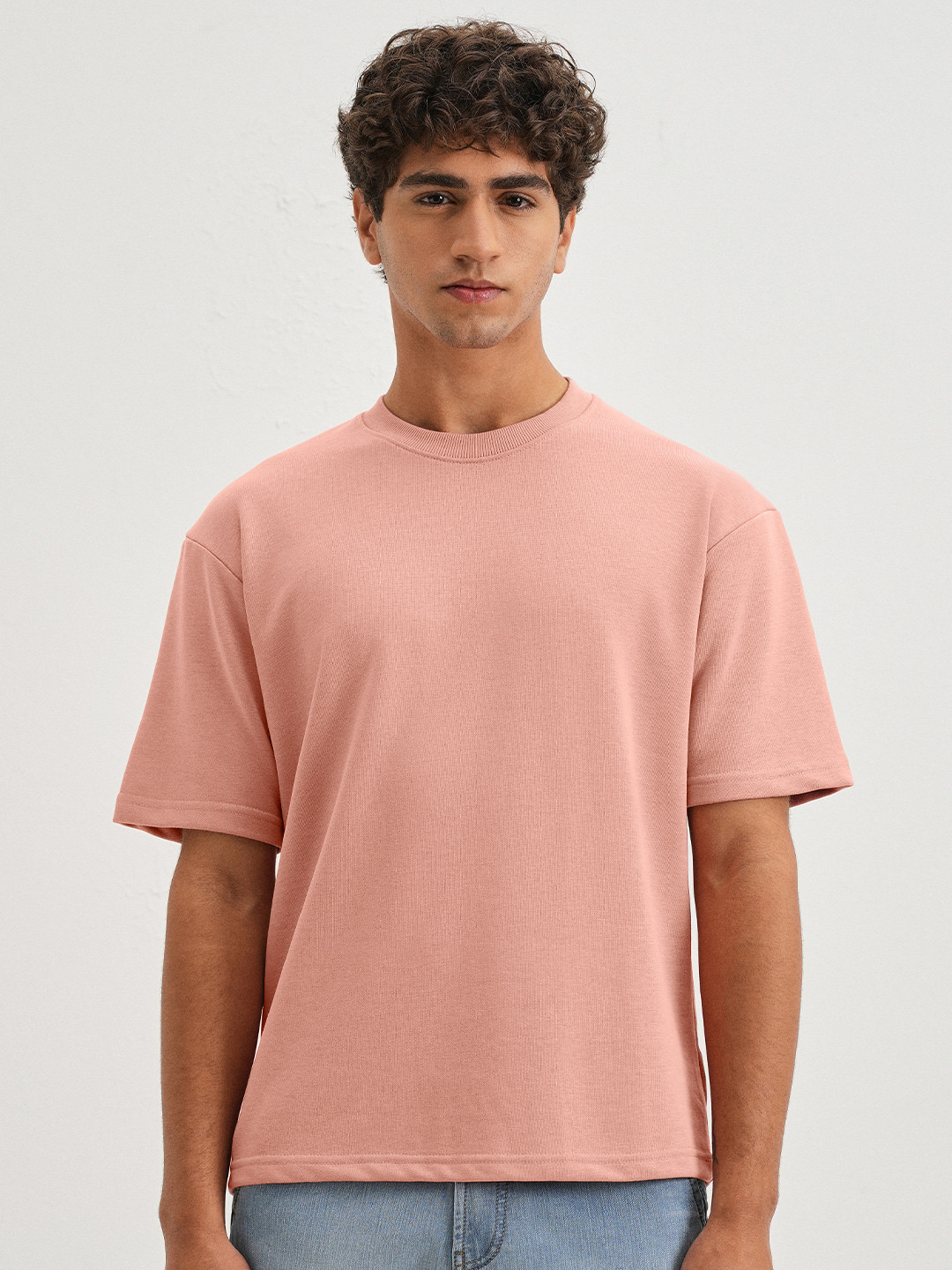 Banana Club Drop-Shoulder Sleeves Cotton Oversized T-shirt