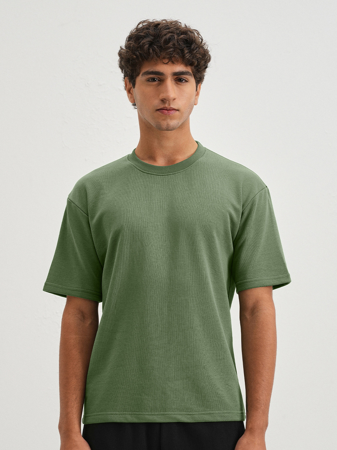 Banana Club Drop-Shoulder Sleeves Cotton Oversized T-shirt
