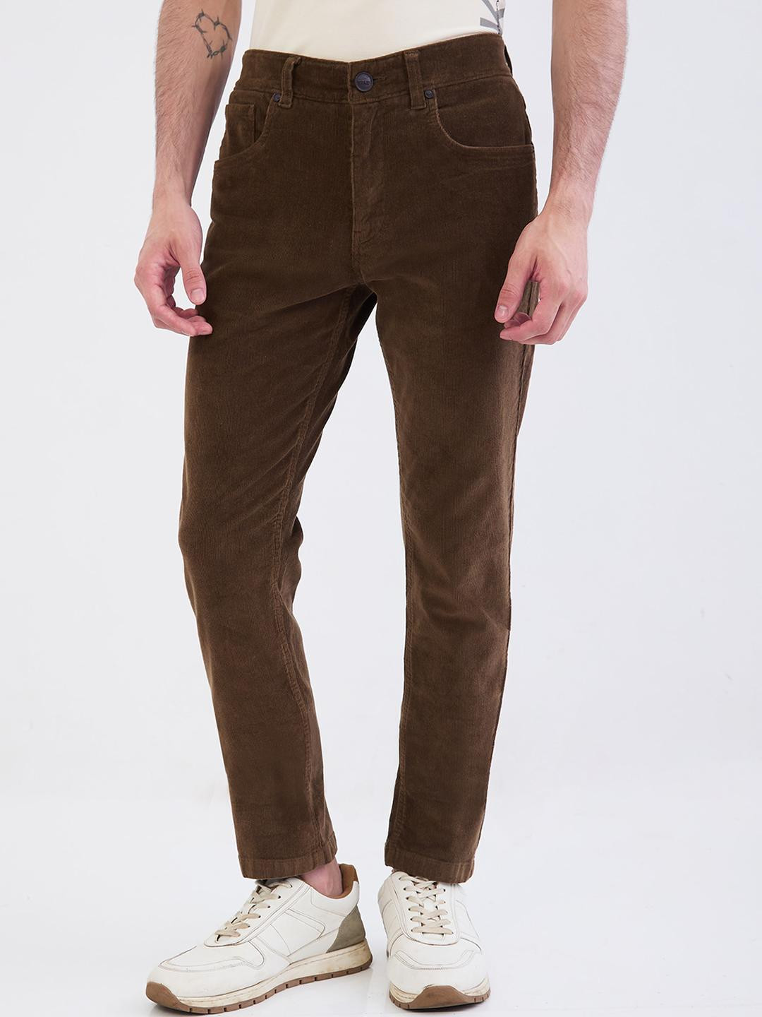 SPYKAR Men Cotton Casual Trousers