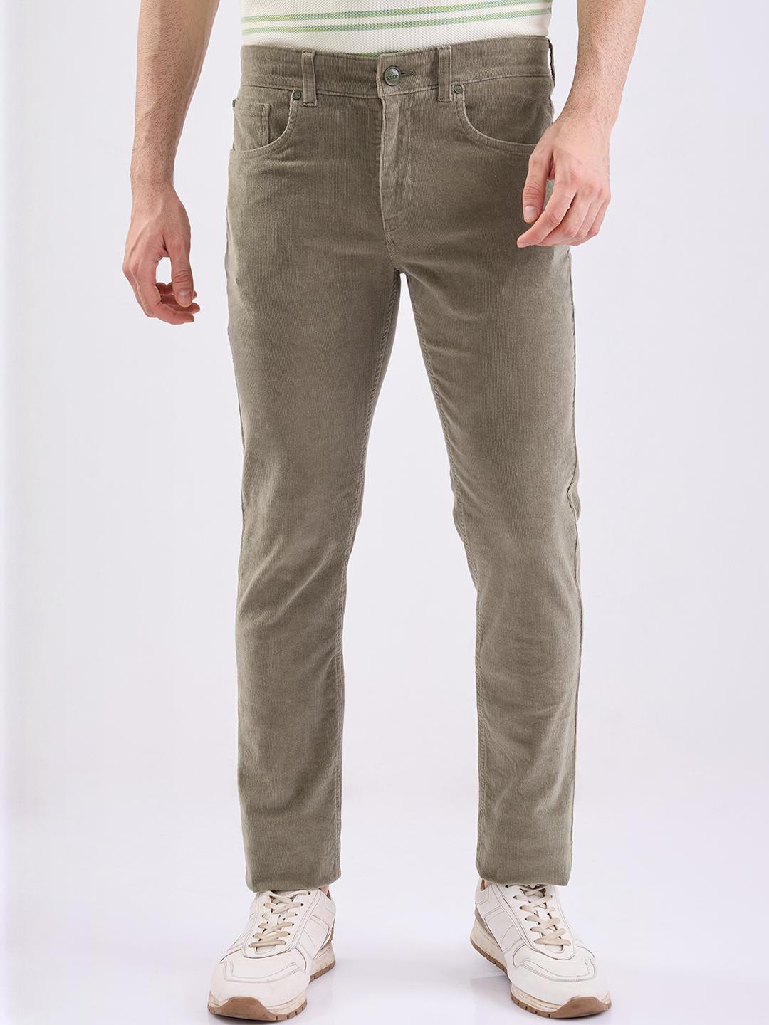 SPYKAR Men Cotton Casual Trousers