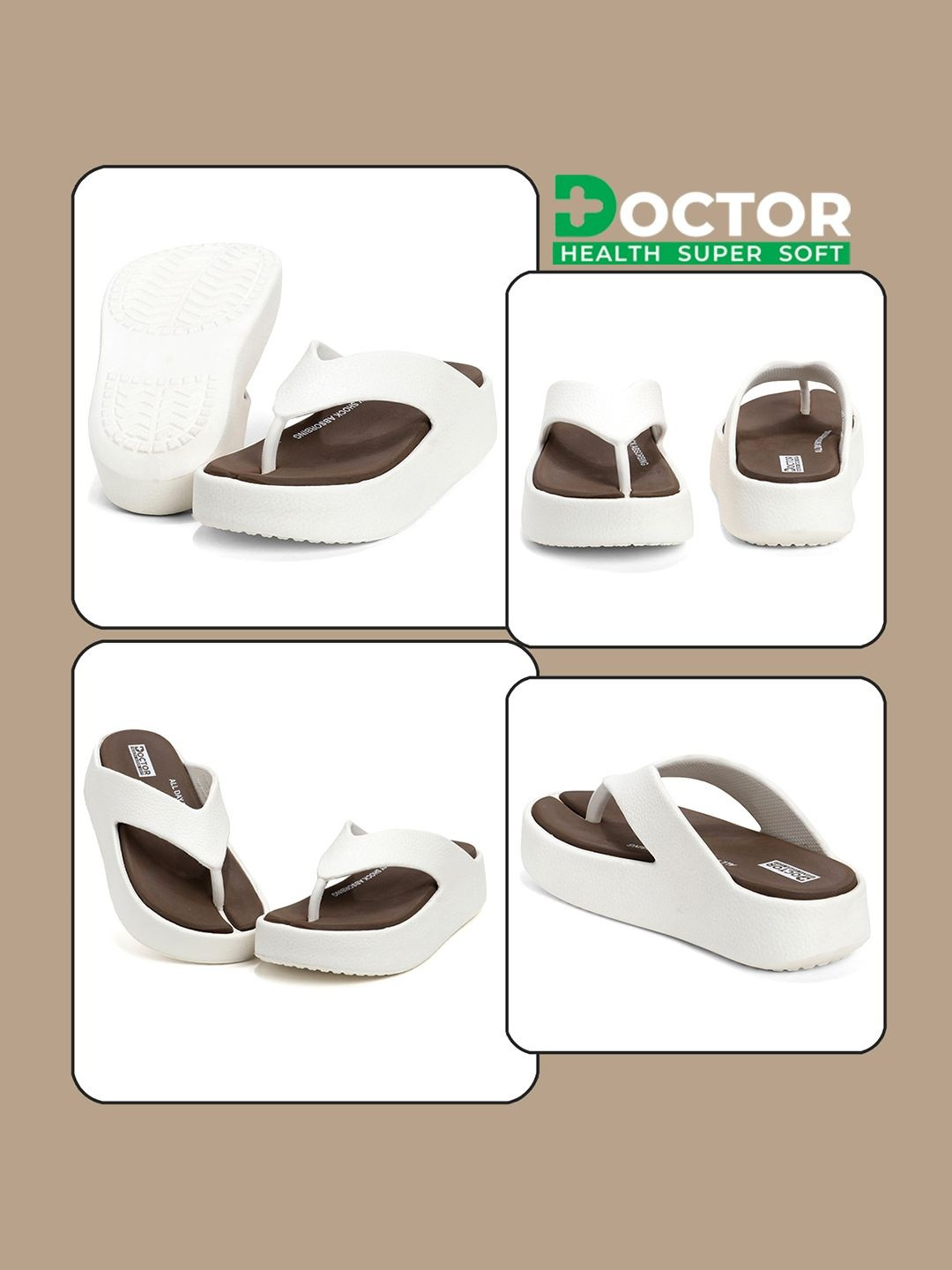 DOCTOR HEALTH SUPER SOFT Women Thong Flip-Flops - Image 6