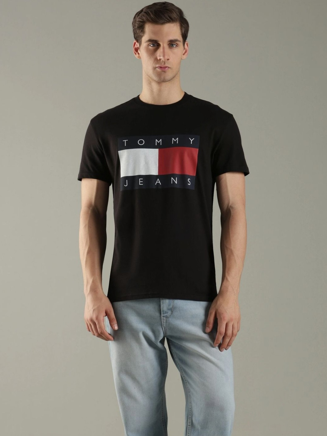 Tommy Hilfiger Men Brand Logo Printed T-shirt