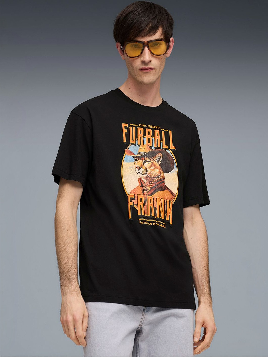 Puma House of Graphics Men's Cat Relaxed Tee