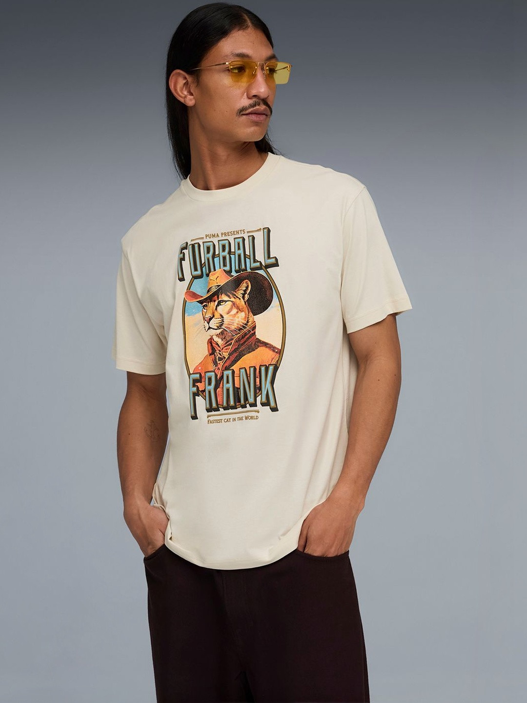 Puma House of Graphics Men's Cat Relaxed Tee