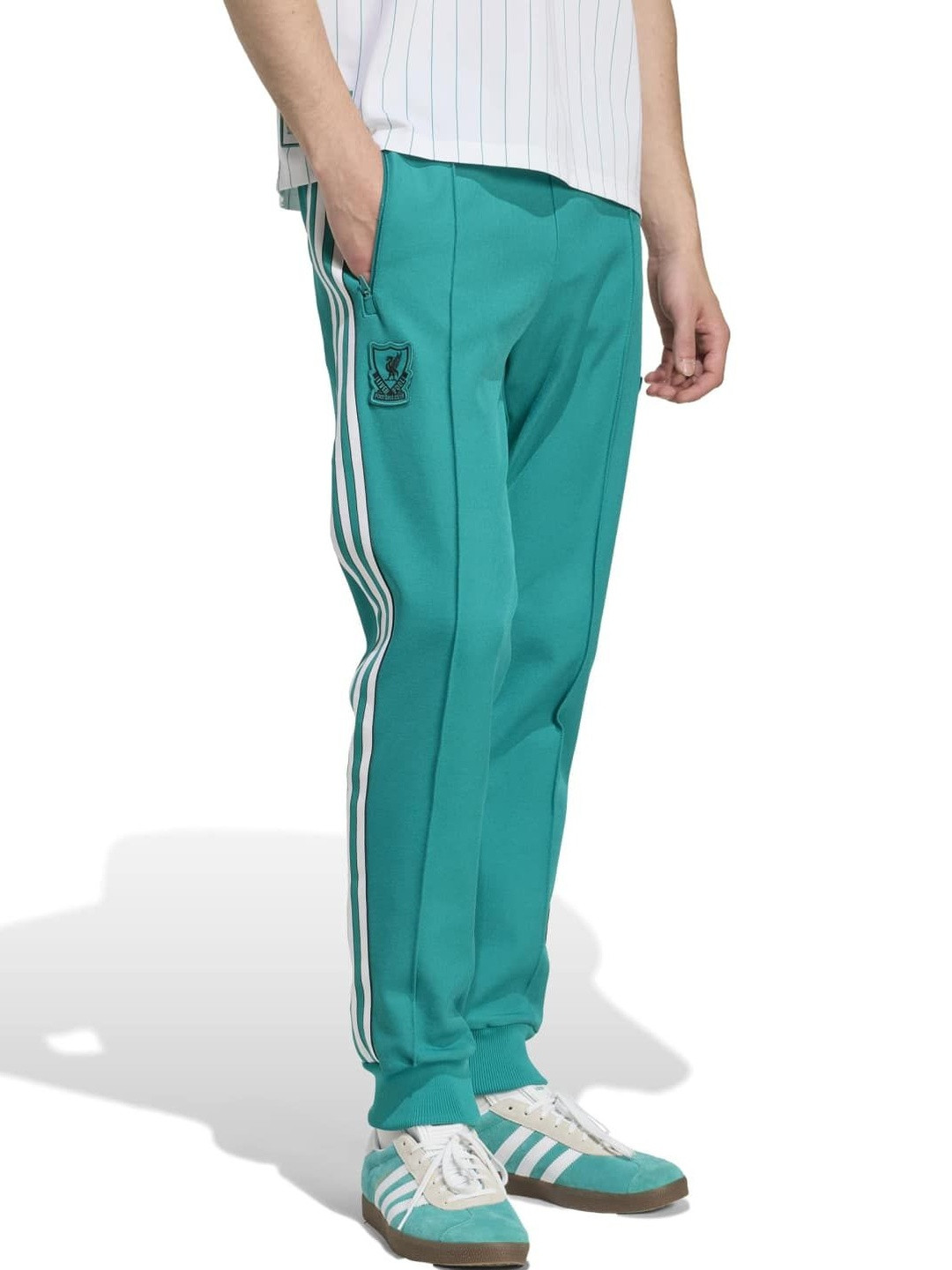 ADIDAS Men Striped Slim Fit Track Pants