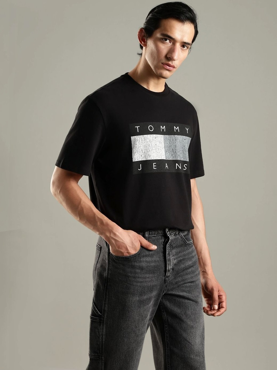 Tommy Hilfiger Men Brand Logo Printed T-shirt