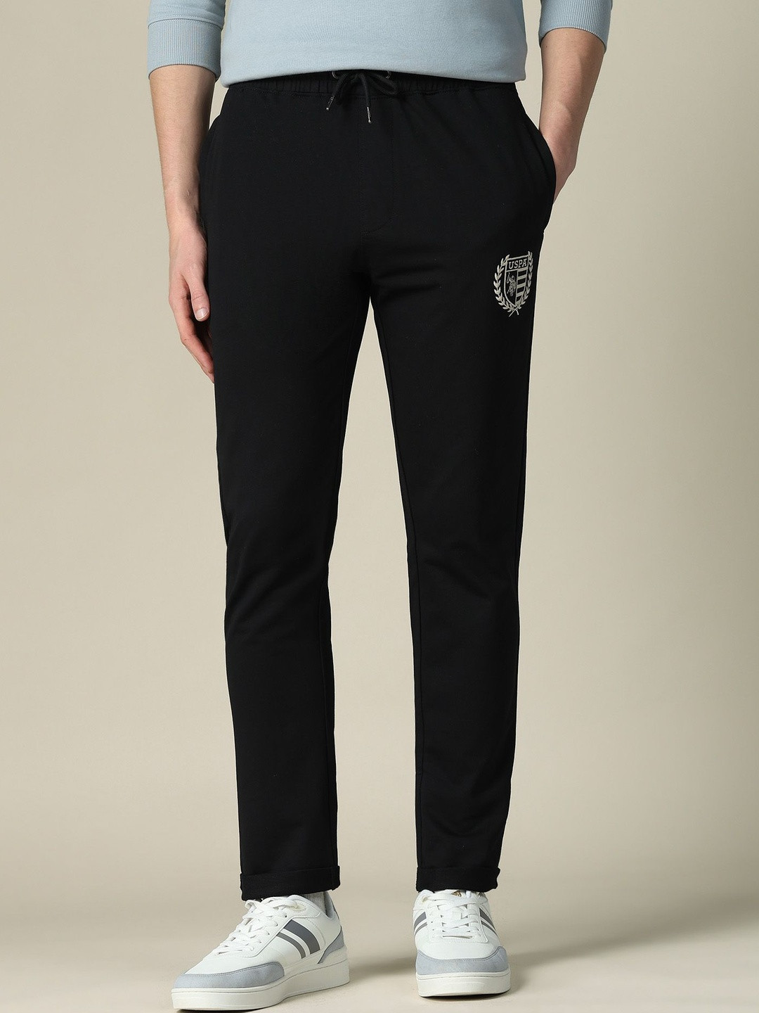 U.S. Polo Assn. Denim Co. Men Mid Rise   Track Pants