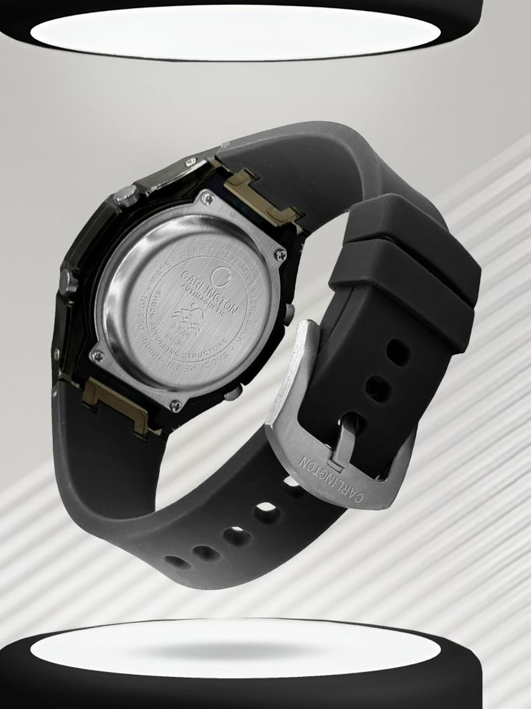 CARLINGTON Men Dial & Straps Analogue and Digital Multi Function - Image 2