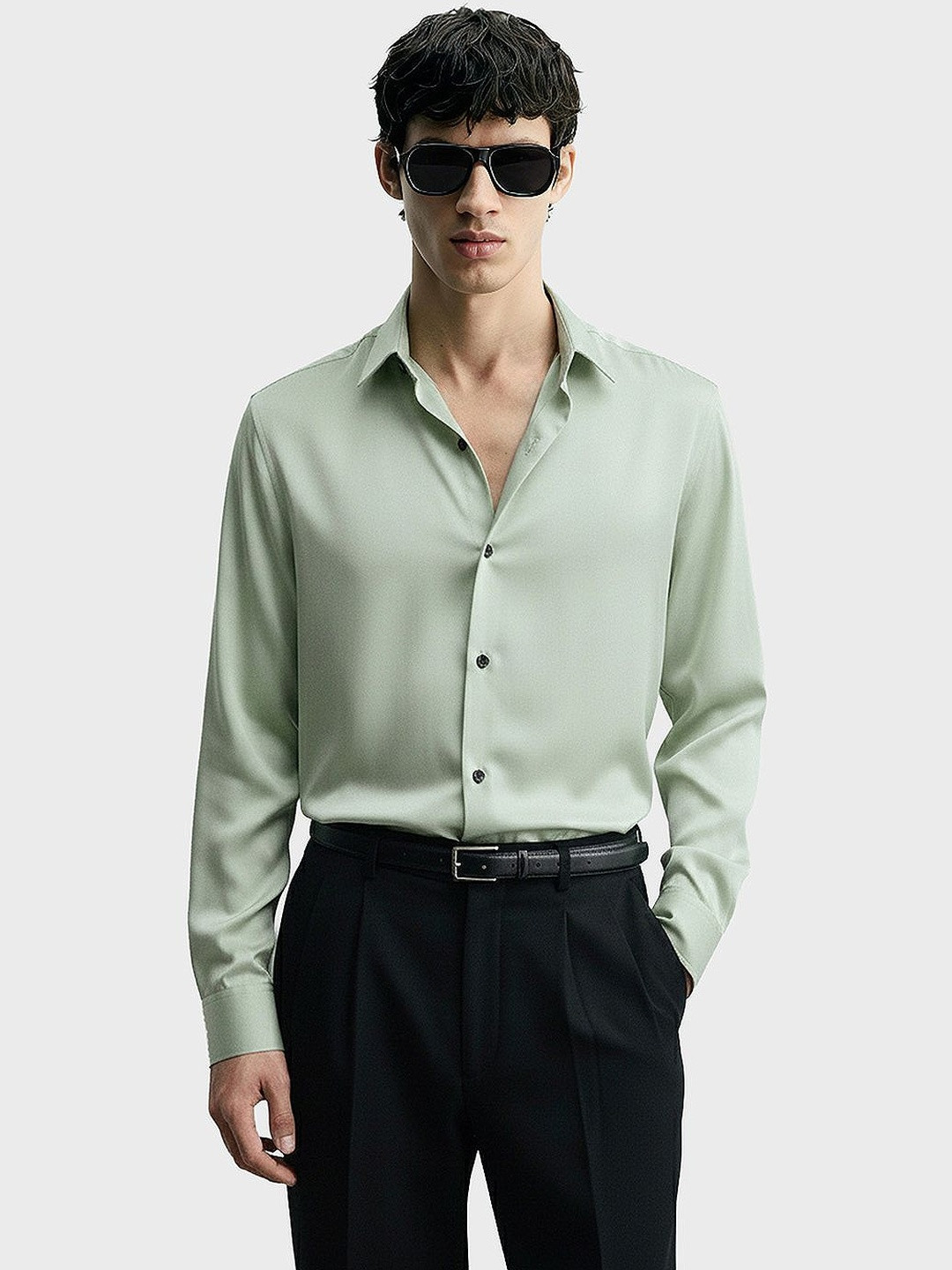 The Indian Garage Co Men Slim Fit Casual Shirt