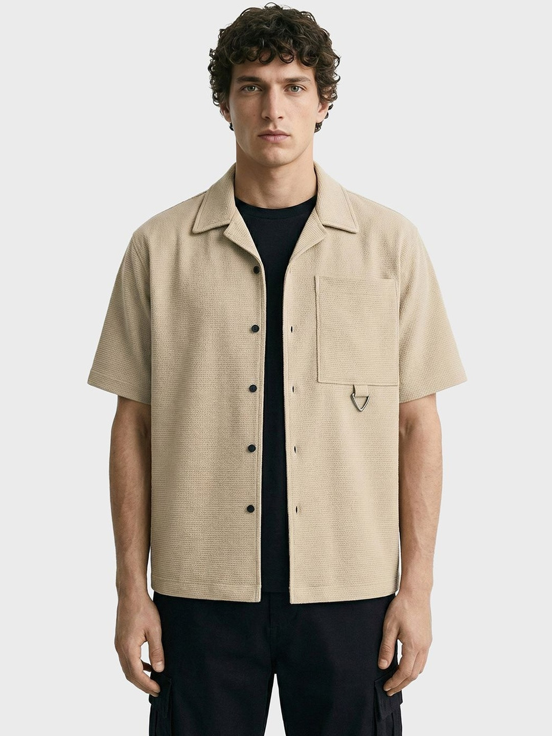The Indian Garage Co Men Boxy Casual Shirt