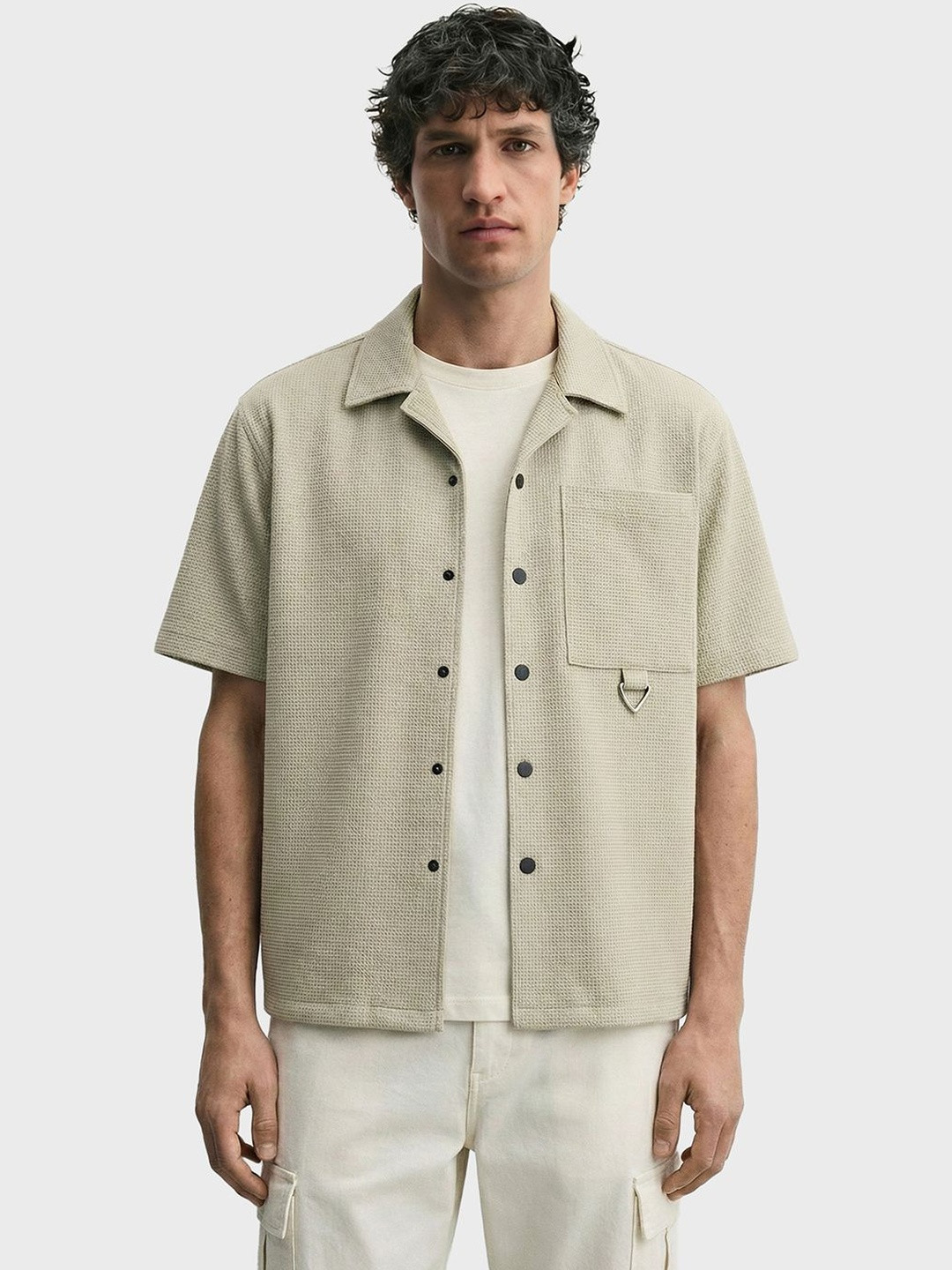 The Indian Garage Co Men Boxy Casual Shirt