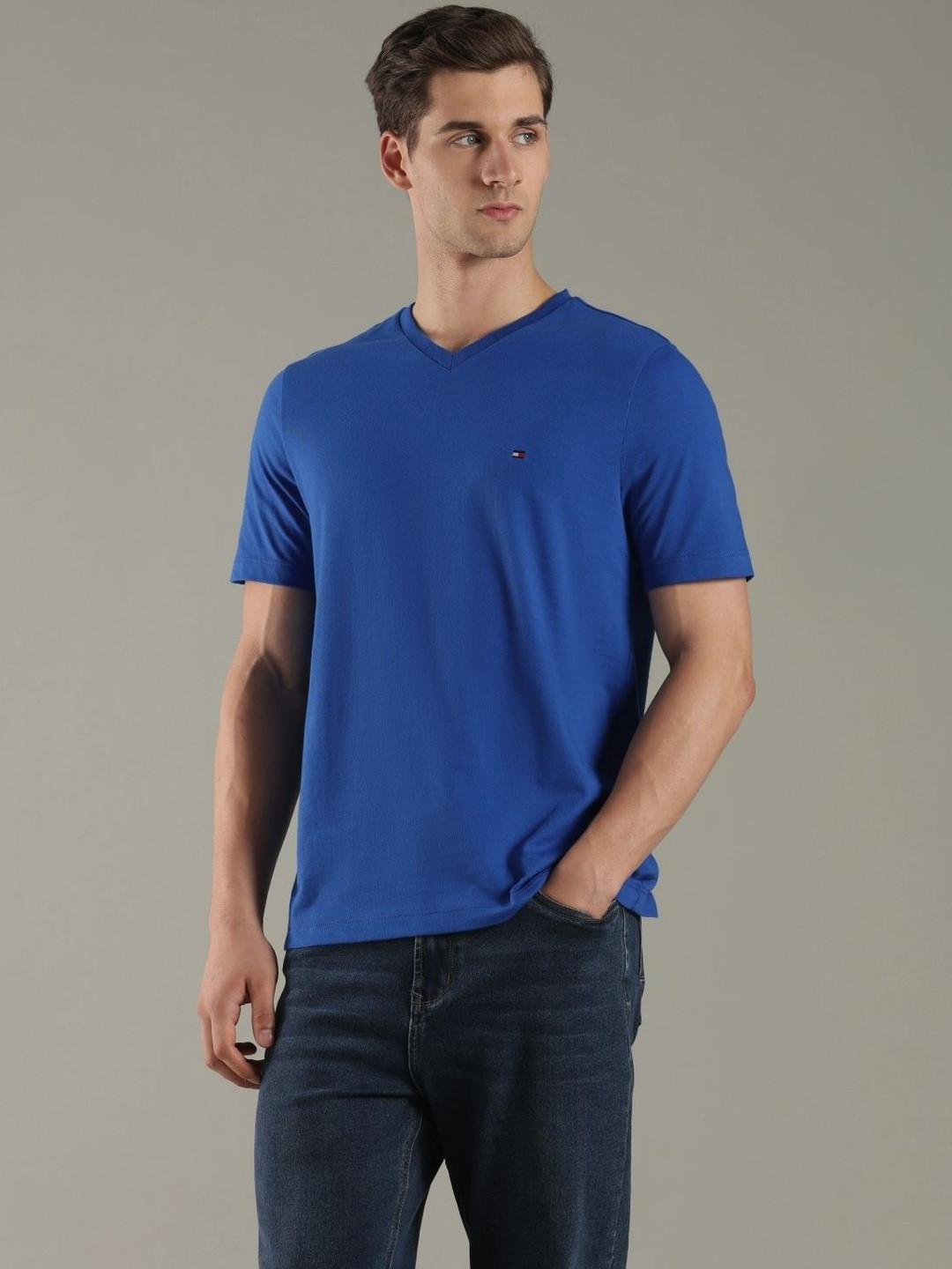 Tommy Hilfiger Men V-Neck T-shirt
