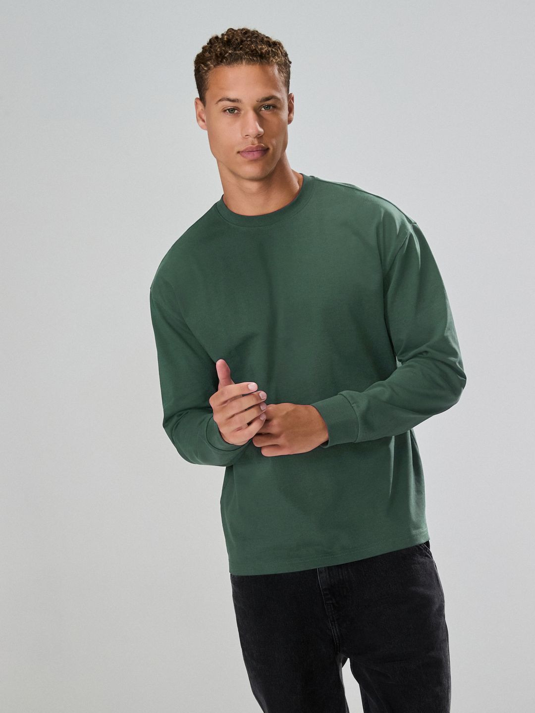 NEXT Men Pure Cotton Relaxed Fit Heavyweight T-shirt