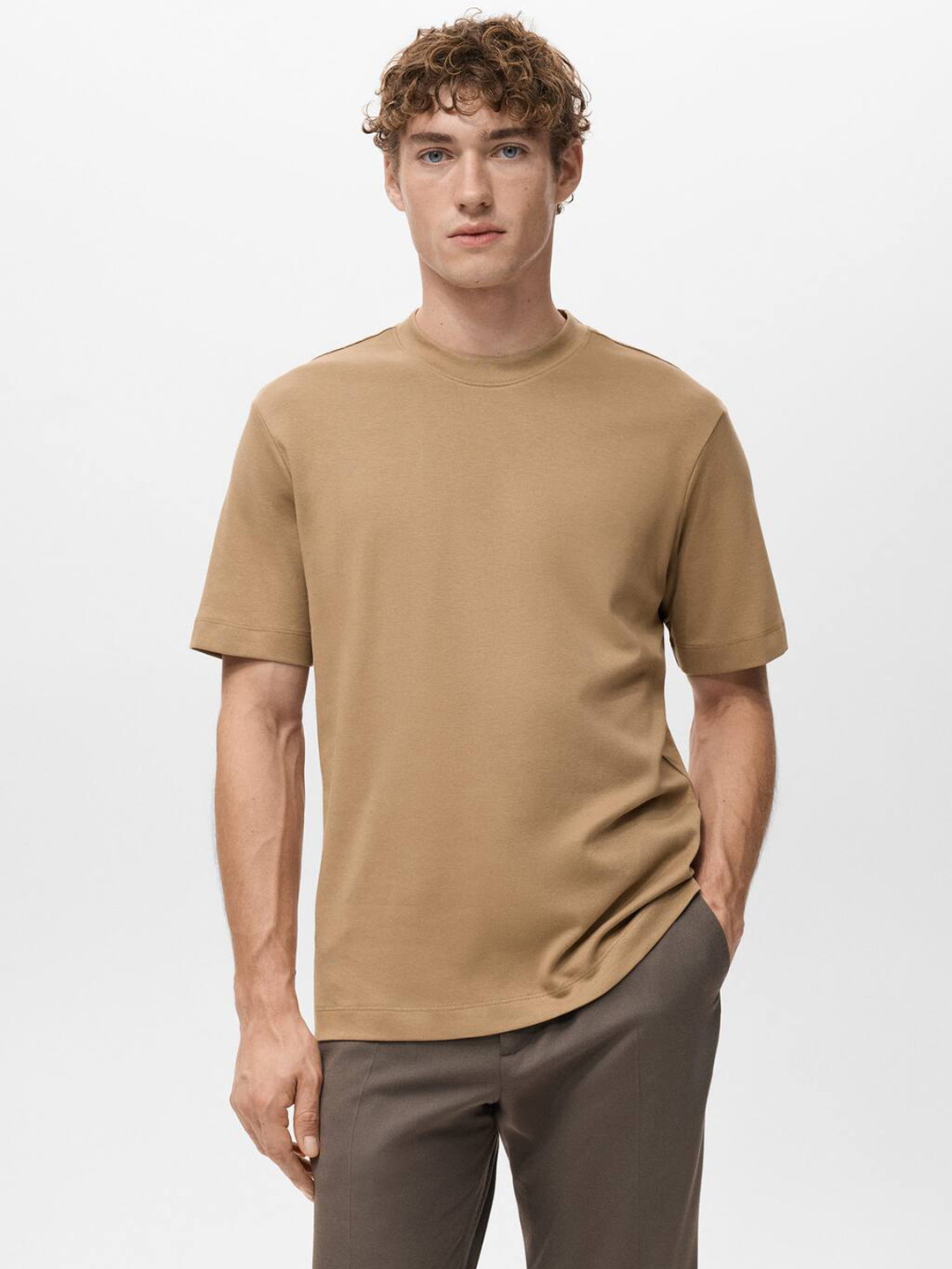 MANGO MAN Pure Cotton T-shirt