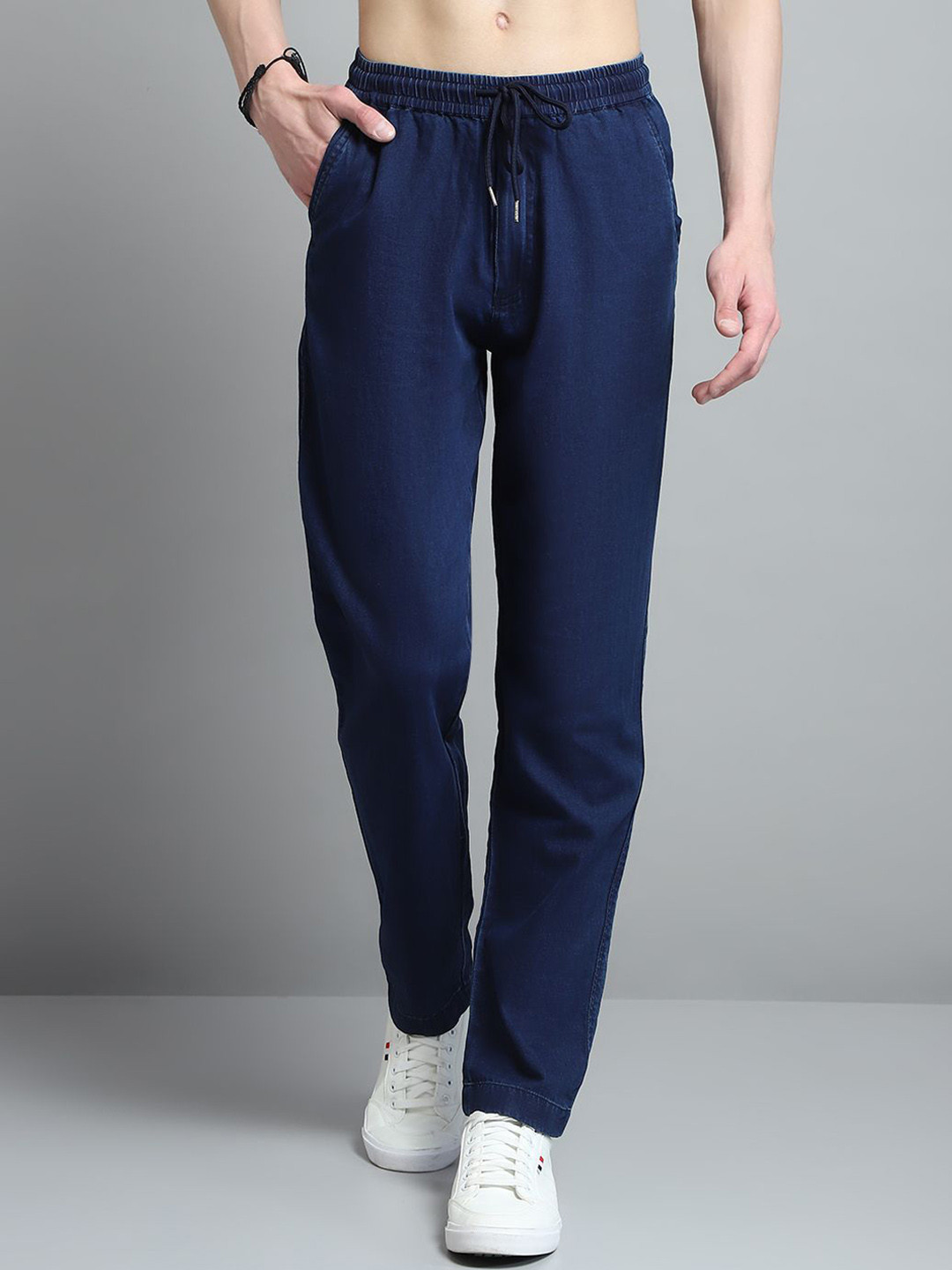Monte Carlo Men Cotton Mid Rise Track Pants