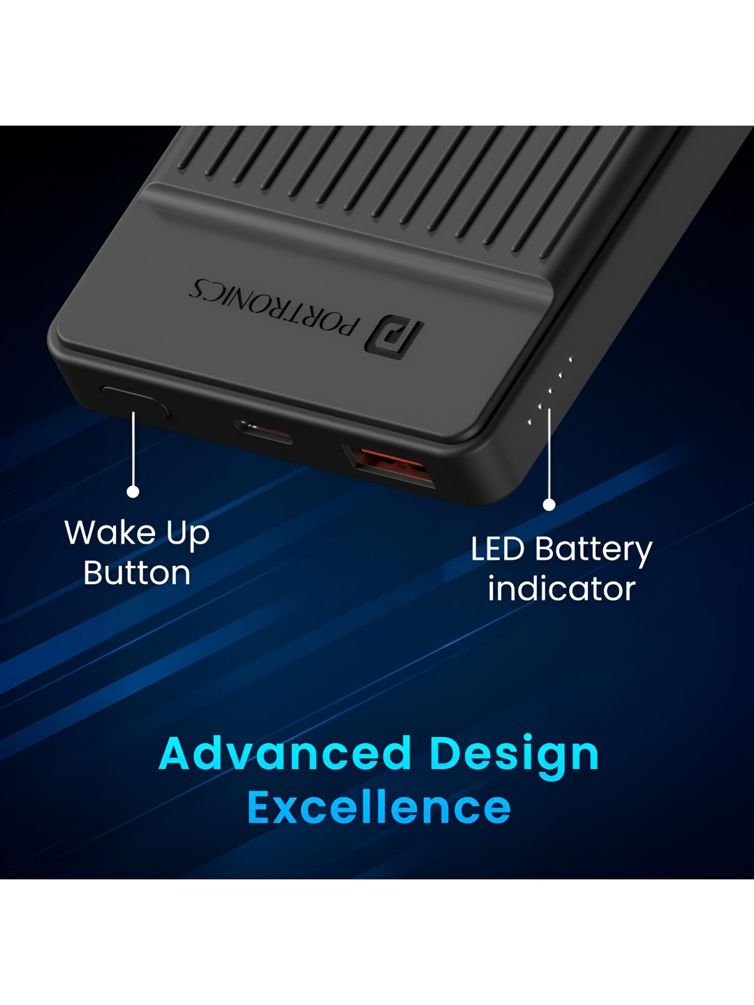 Portronics Luxcell B12 10000mAh 12W Power Bank - Image 5