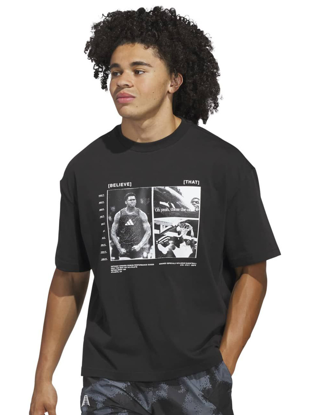 ADIDAS Originals Men Graphic Printed Round Neck Cotton Relaxed Fit T-shirt
