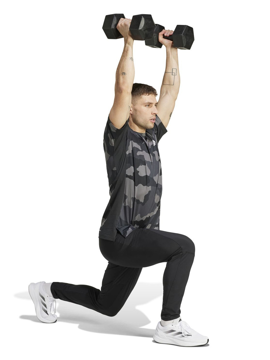 ADIDAS Printed Round Neck T-Shirt