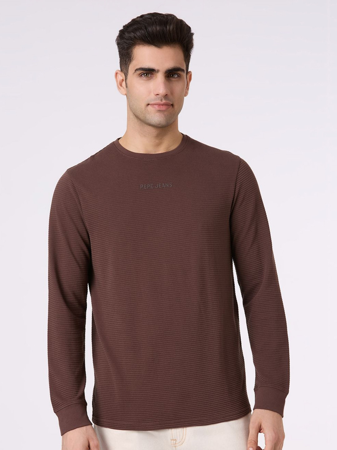 Pepe Jeans Striped Crew Neck Slim Fit T-shirt
