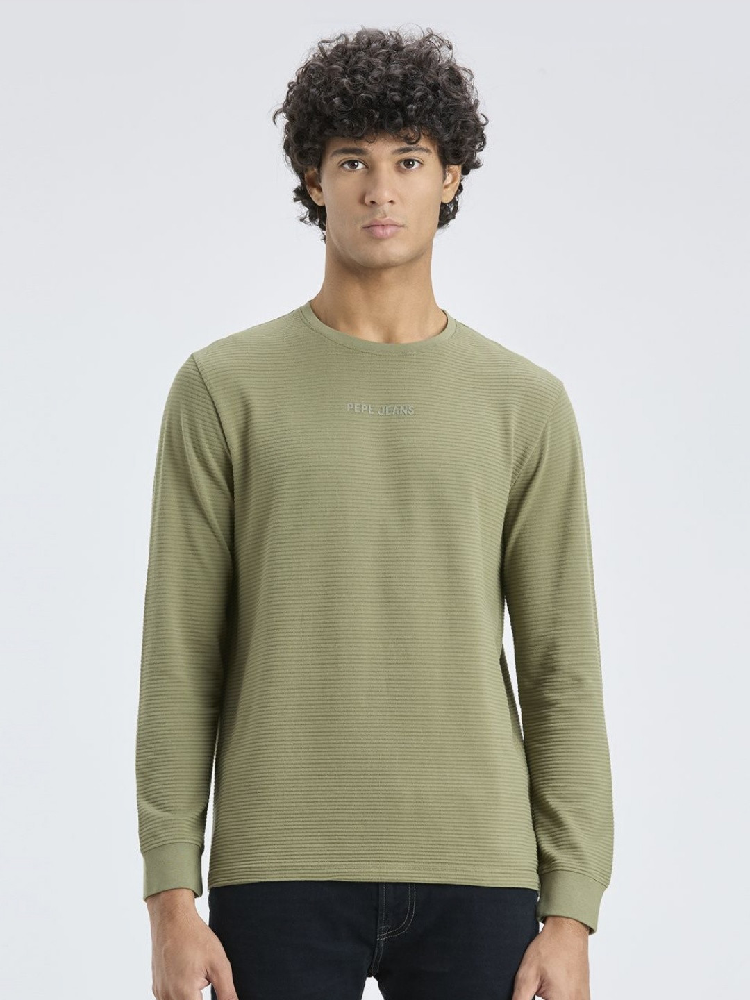 Pepe Jeans Striped Crew Neck Slim Fit T-shirt