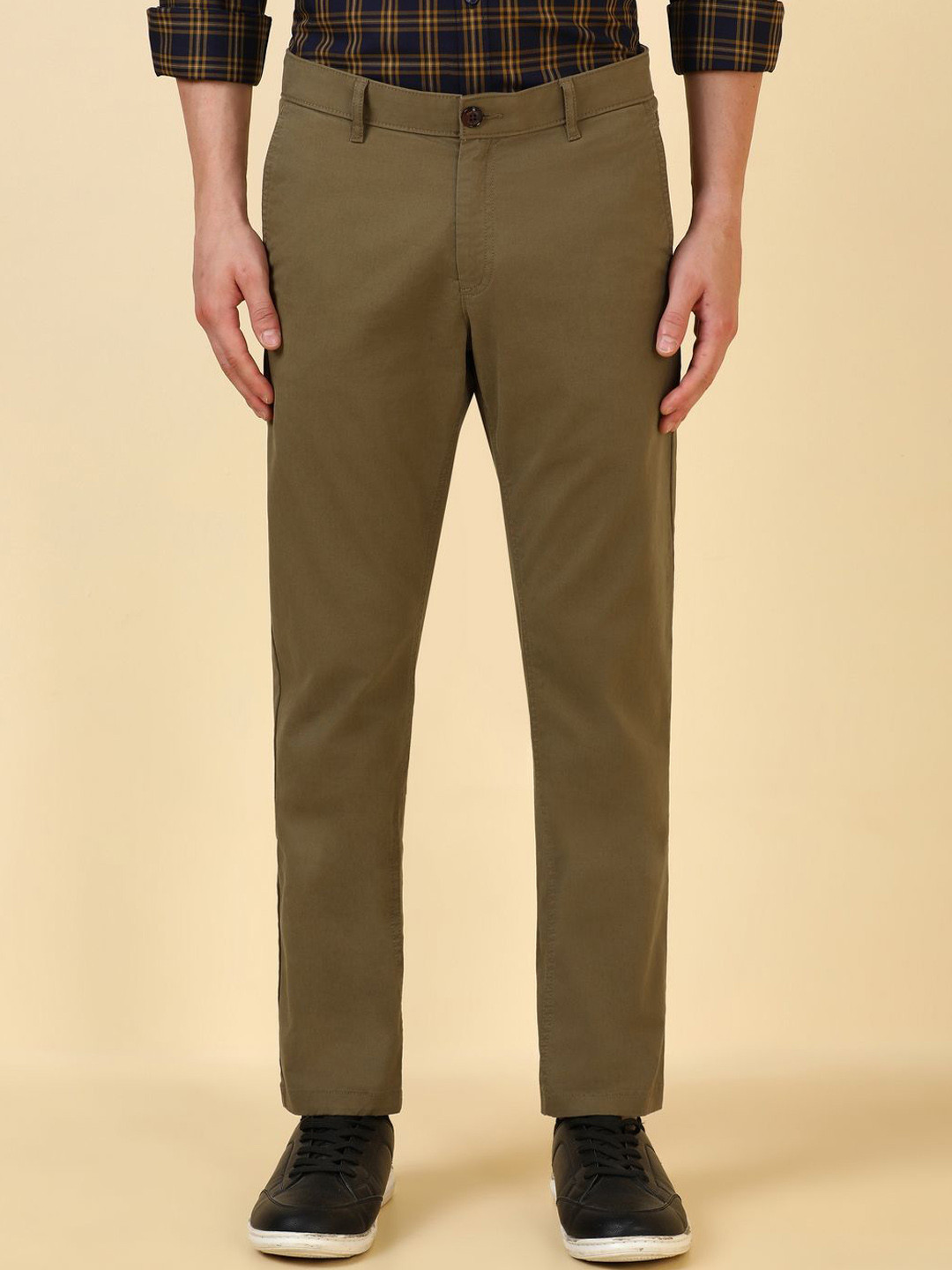 Allen Solly Men Slim Fit Mid-Rise Chinos