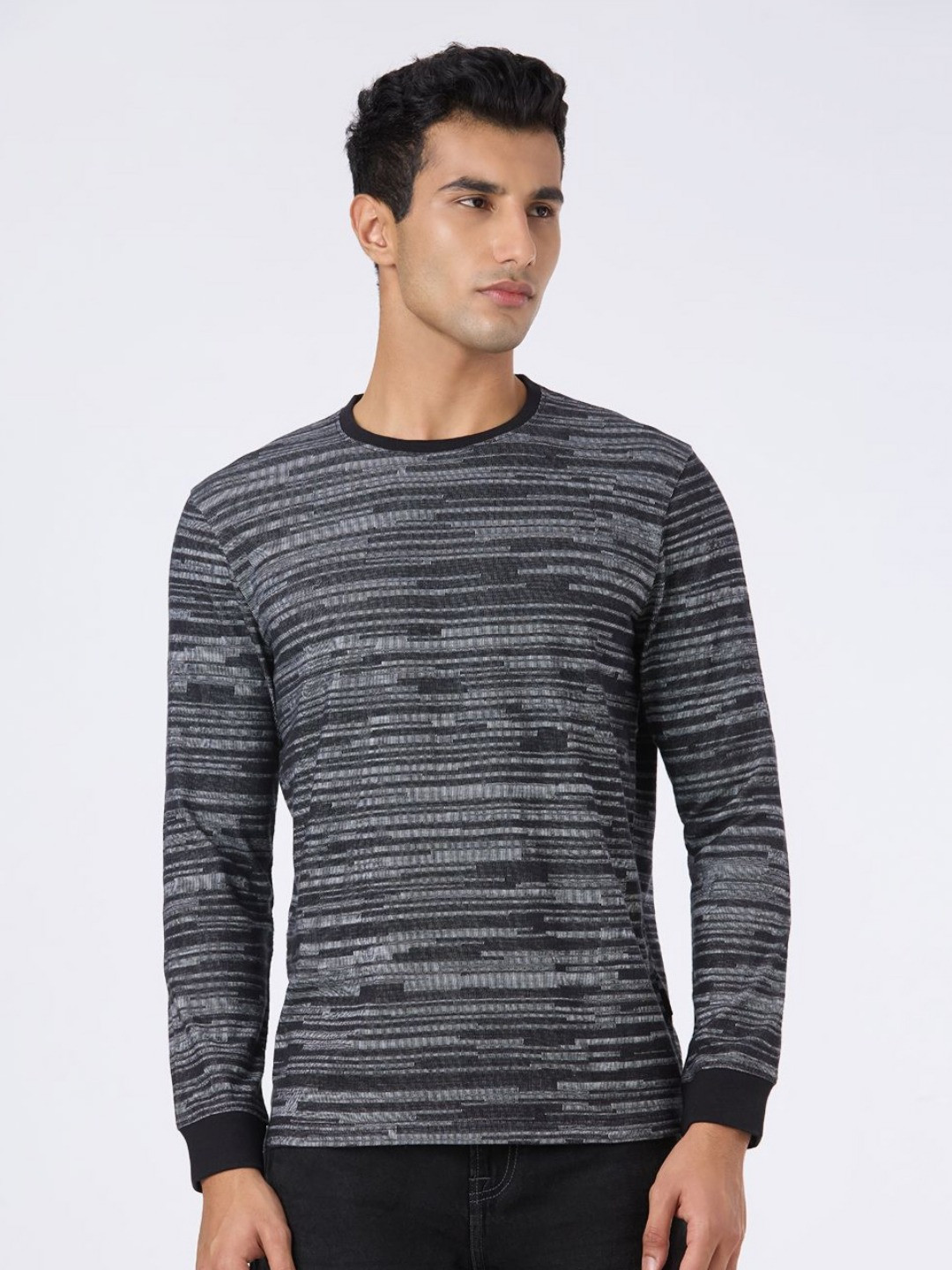 Pepe Jeans Men Striped Round Neck T-shirt