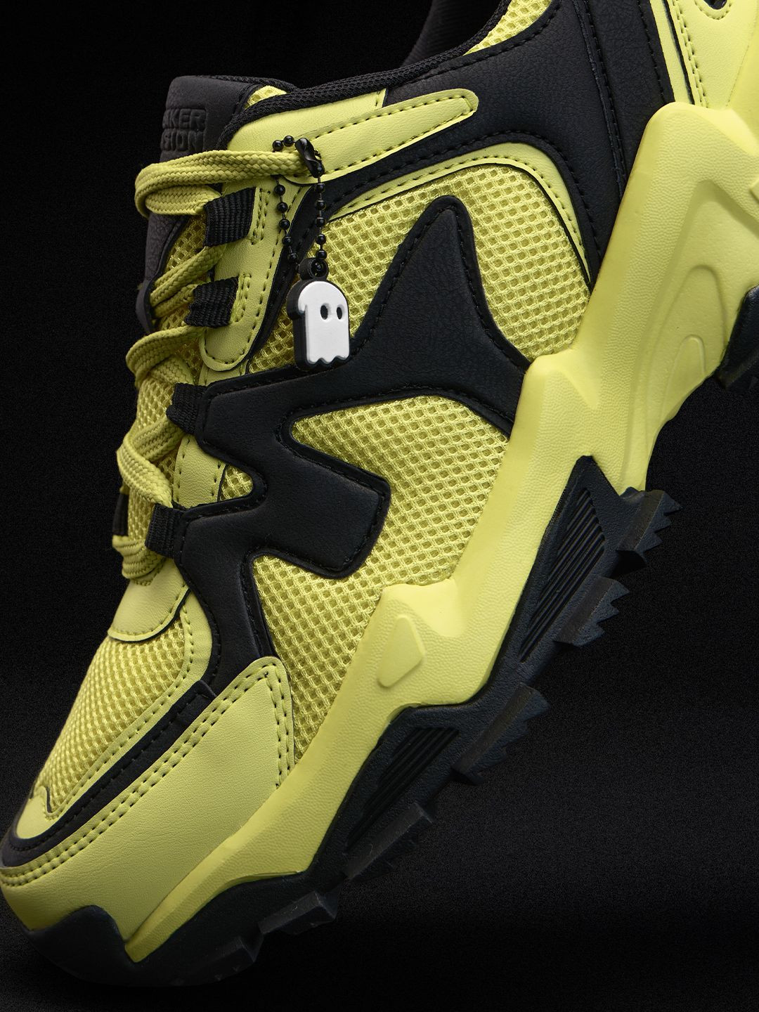 The Souled Store Men Fumes NX Yellow Sneakers - Image 5