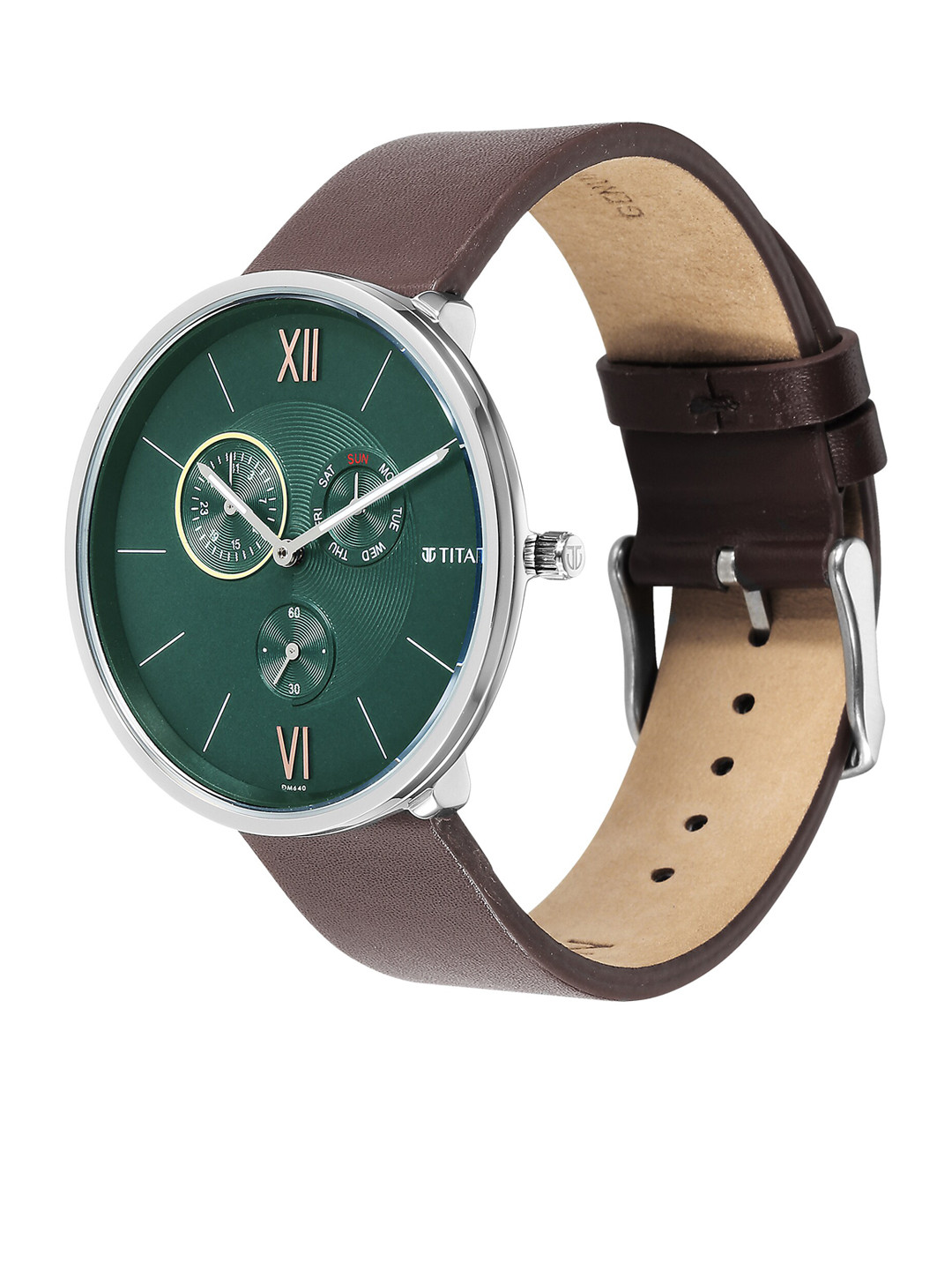 Titan Slim Multifunction Analog With Teal Dial Watch For Men - Nt1877sl01 - Image 5