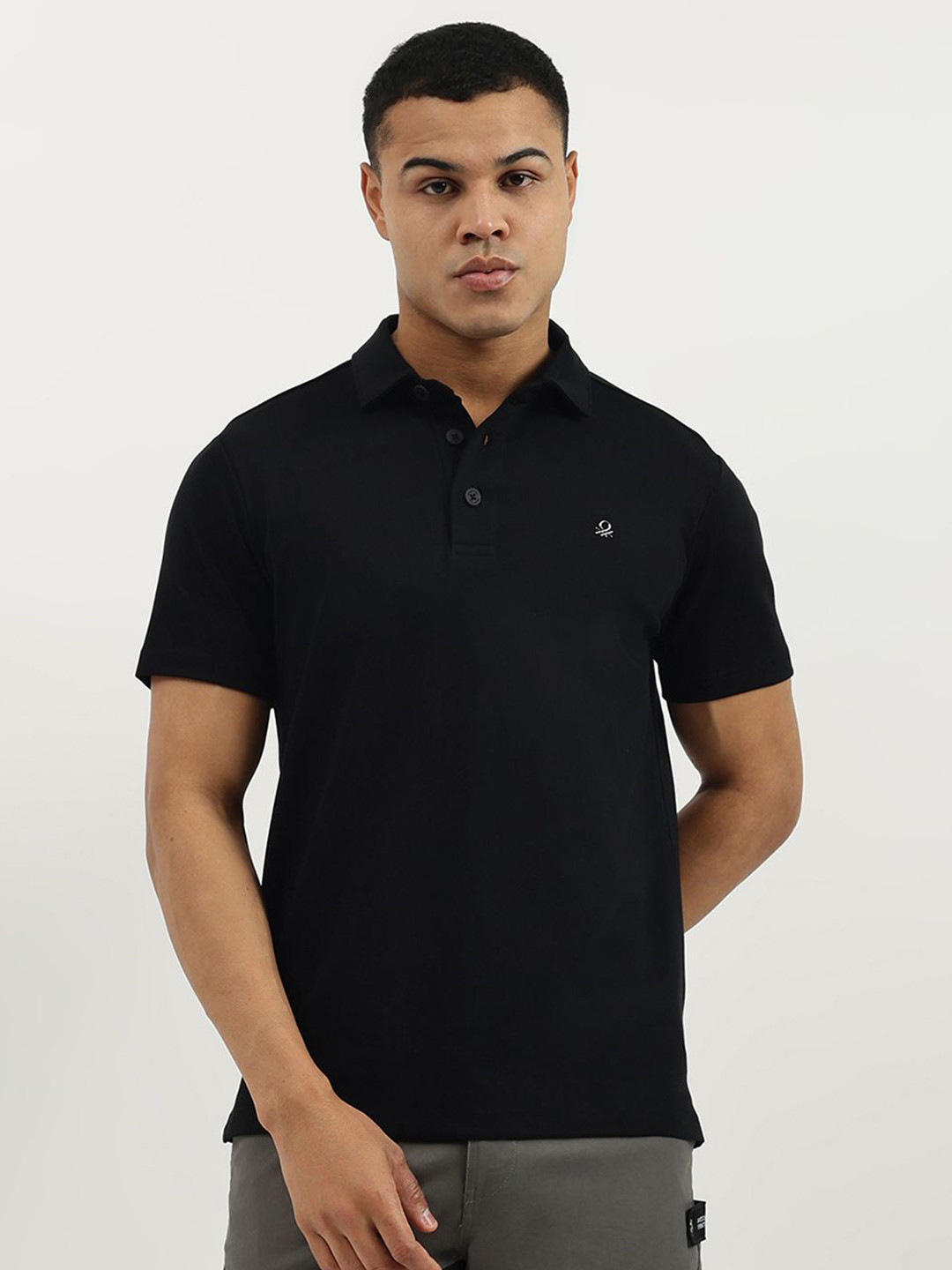 United Colors of Benetton Polo Collar Relaxed Fit Casual T-shirt