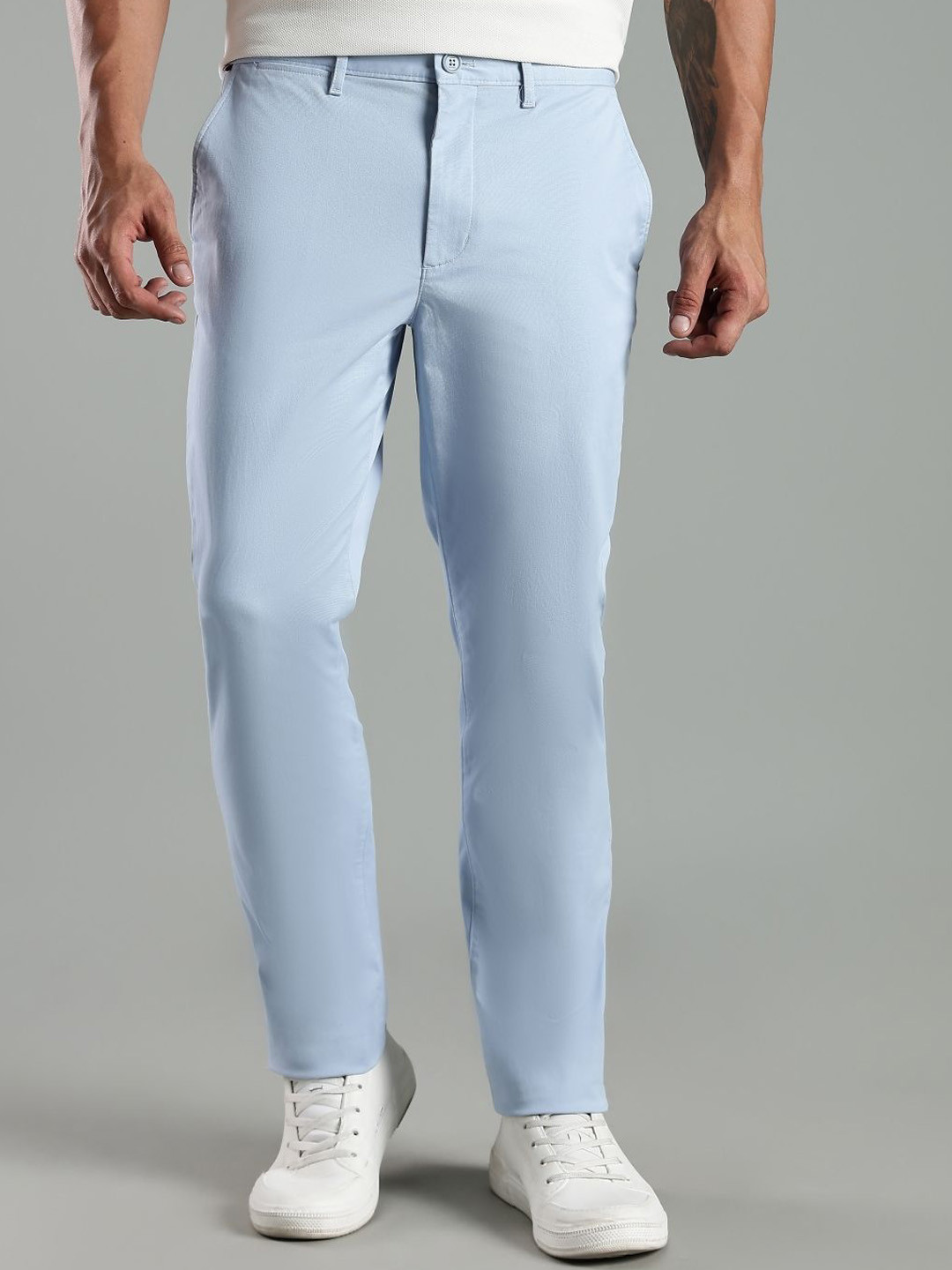 Tommy Hilfiger Europe Men Relaxed Fit Mid-Rise Chinos