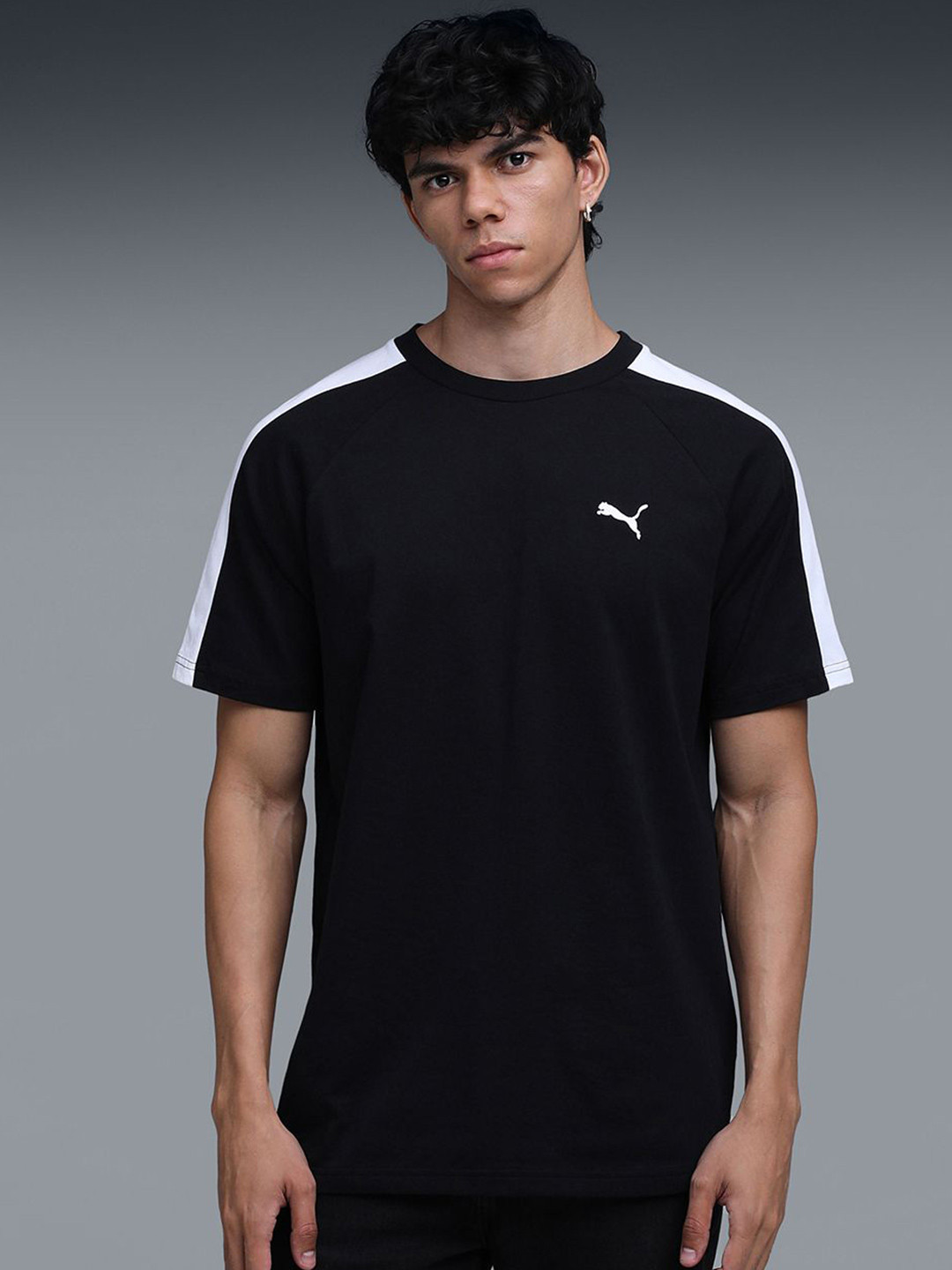 Puma T7 Men's Regular Fit Cotton T-shirt