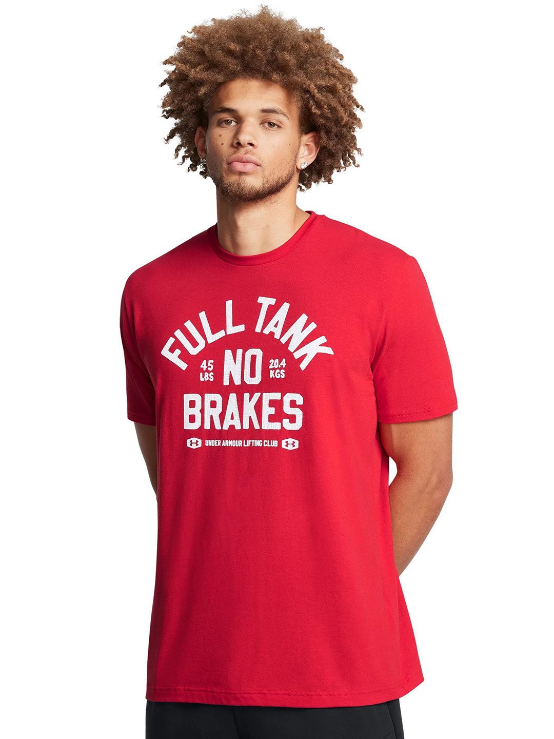 UNDER ARMOUR Men Typography Printed Round Neck Cotton T-shirt