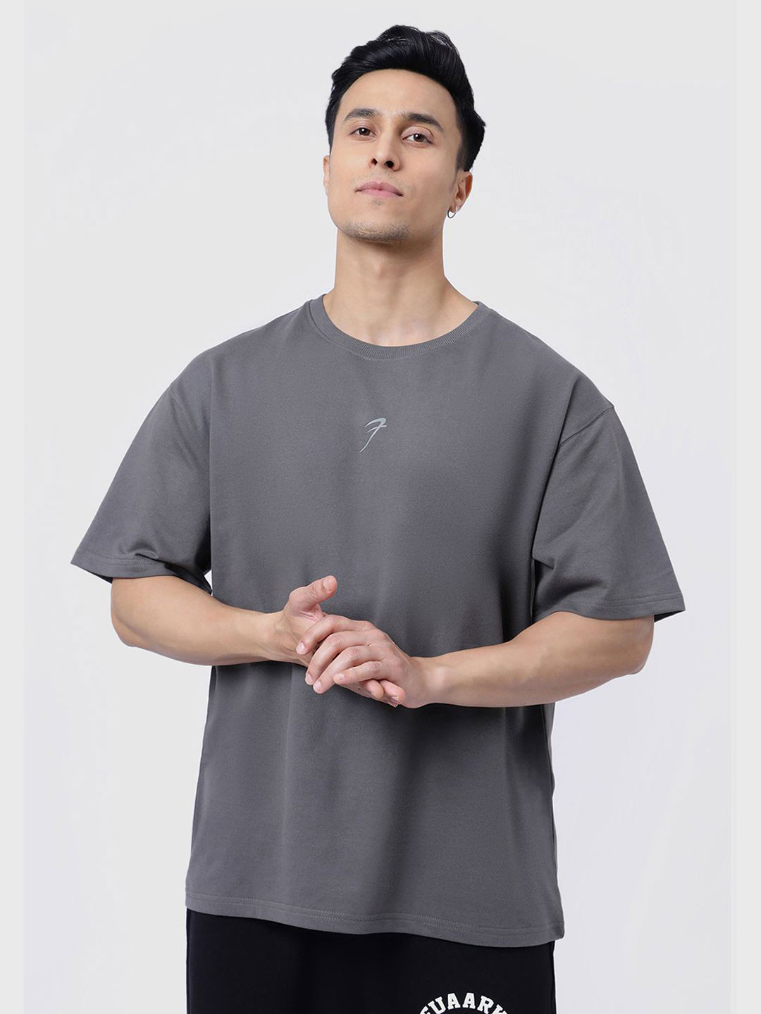 FUAARK Unisex Graphic Printed Moisture Wicking Cotton Oversized T-shirt