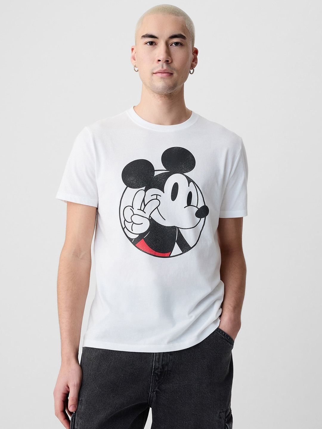 GAP Mickey Mouse Print Pure Cotton T-shirt