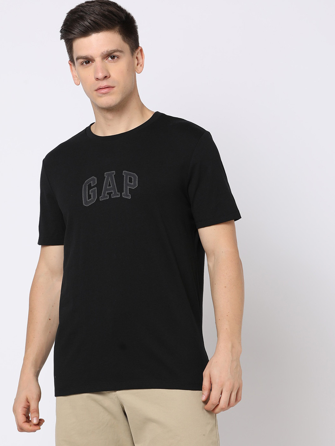 GAP Brand Logo Applique Pure Cotton T-shirt