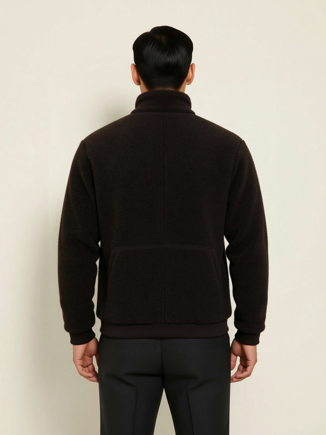 fashlook Men Fleece Padded Jacket - Image 2