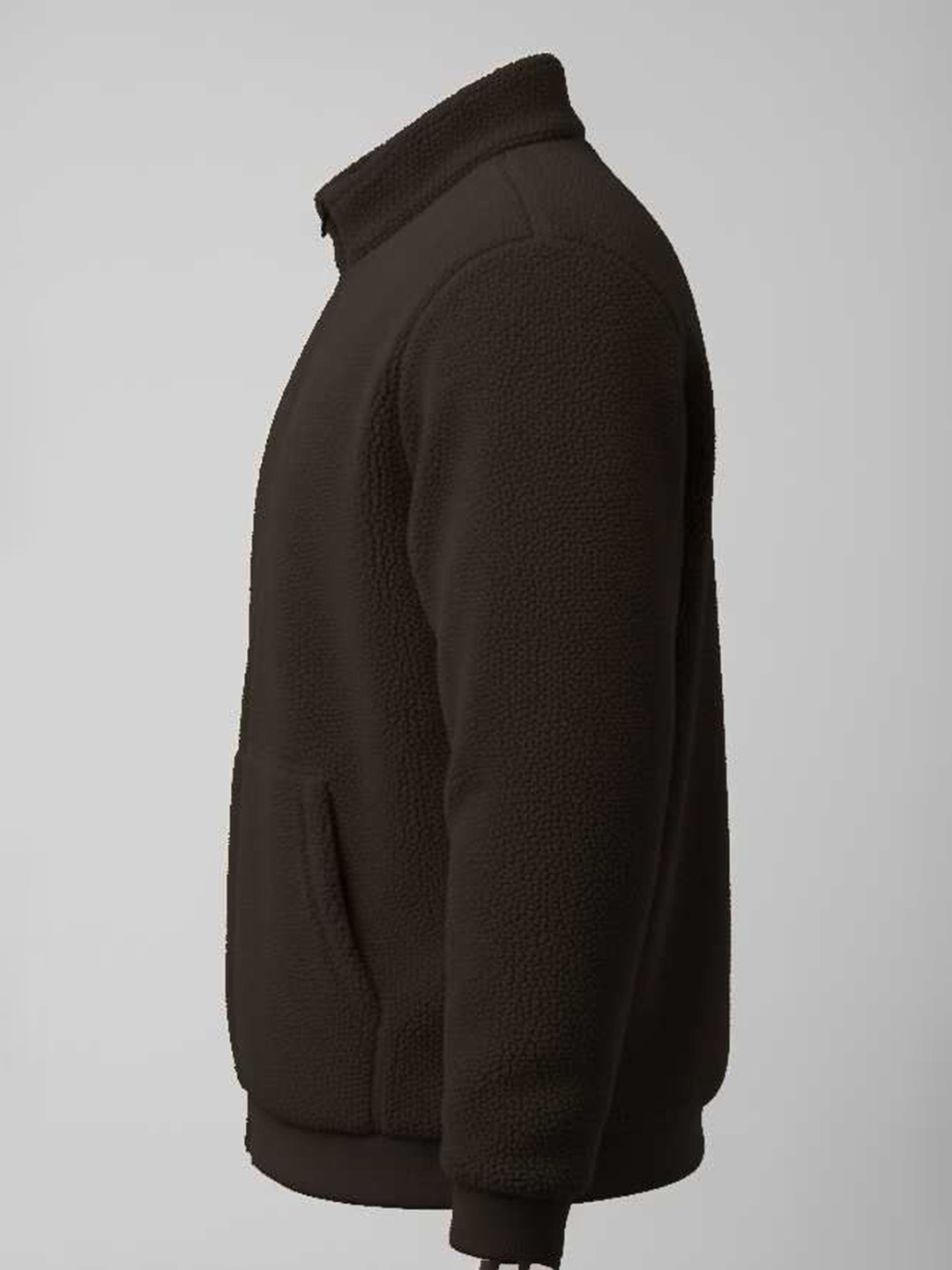 fashlook Men Fleece Padded Jacket - Image 4