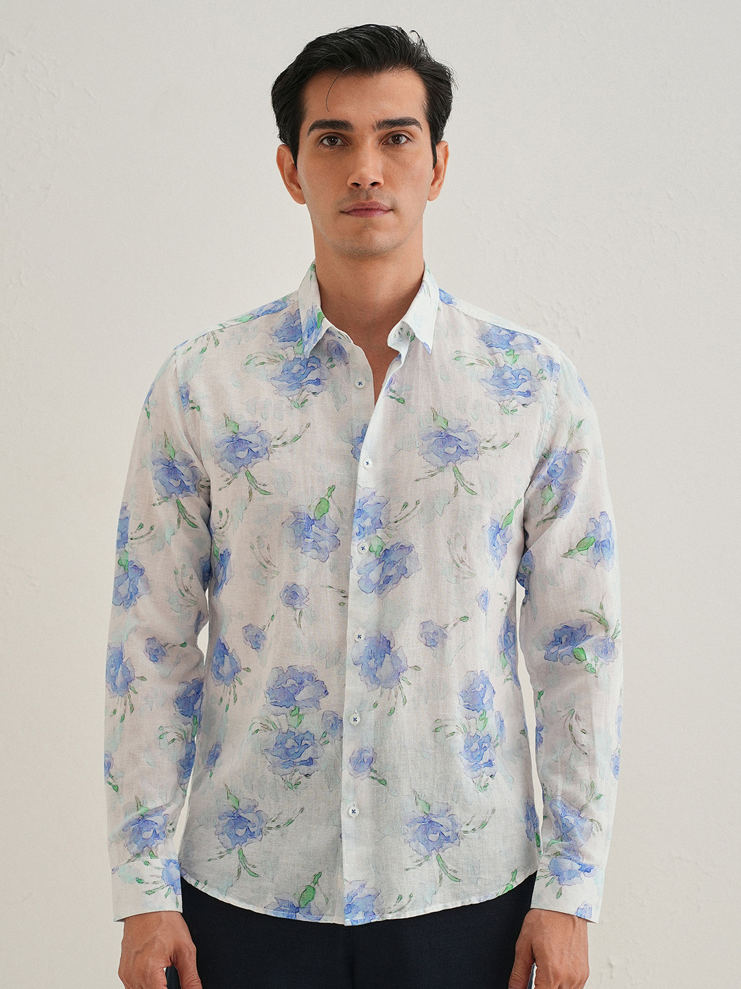 Banana Club Floral Cotton Long Sleeves Shirt