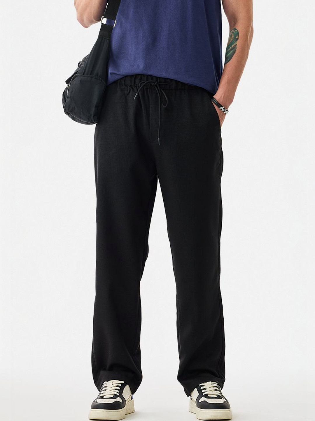 Snitch Loose Relaxed Fit Trousers