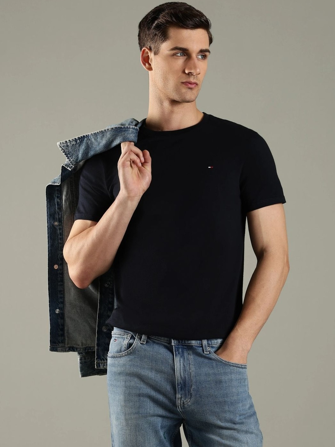 Tommy Hilfiger Men Brand Logo T-shirt