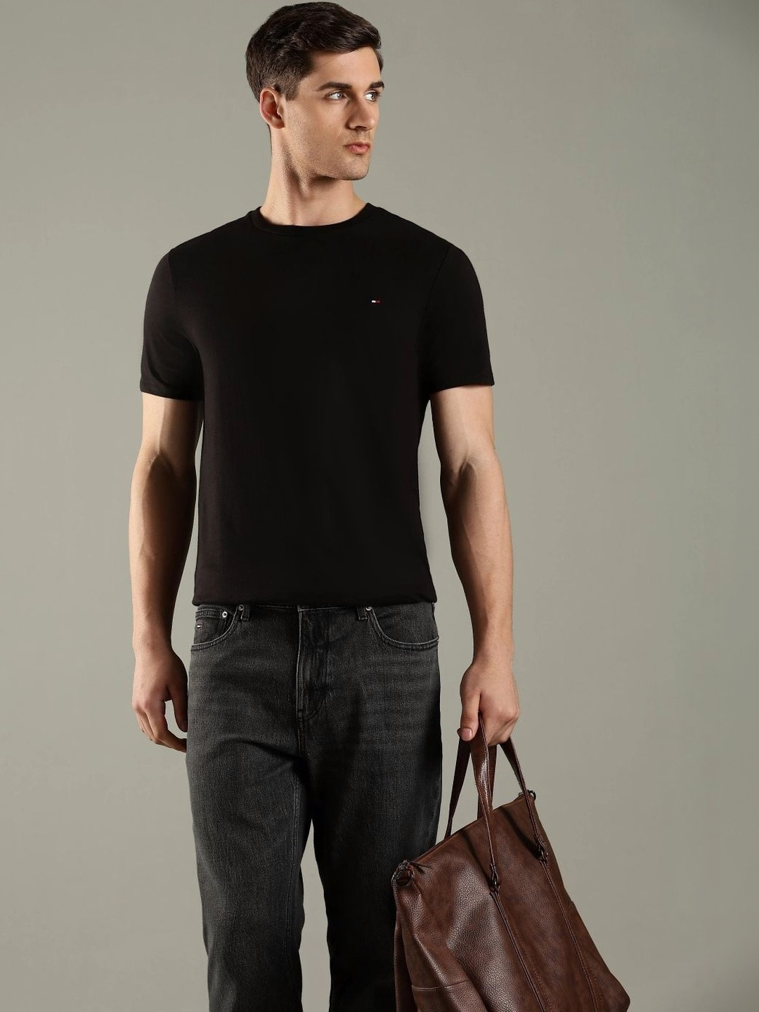 Tommy Hilfiger Men Brand Logo T-shirt