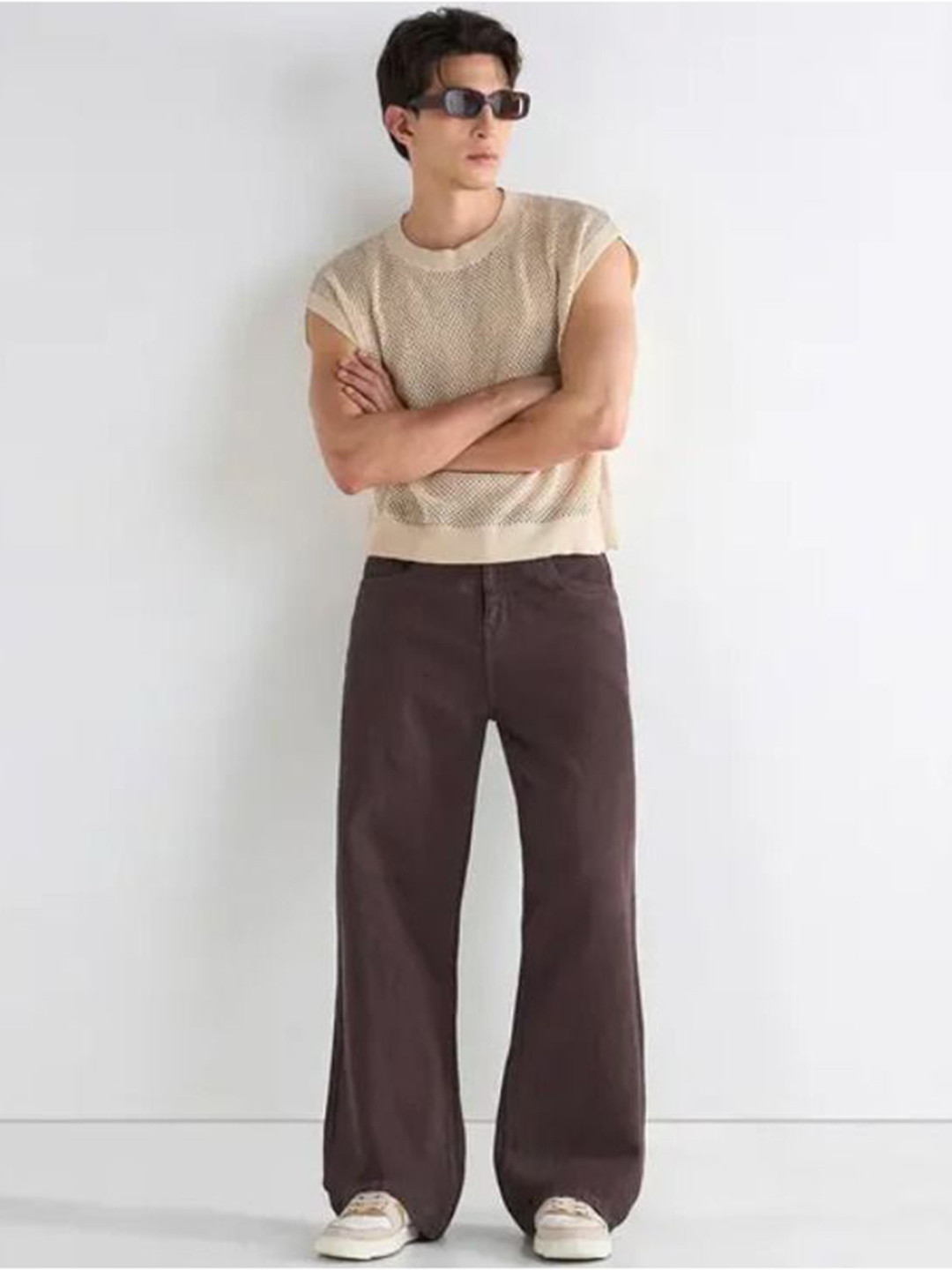 me Queen Men Flared Mid-Rise Jeans - Image 3
