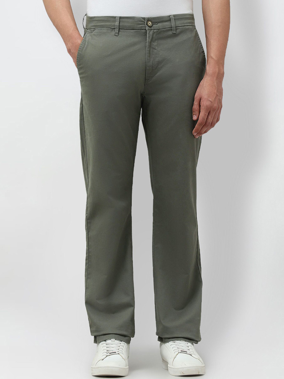 U.S. Polo Assn. Men Straight Fit Chinos Trousers