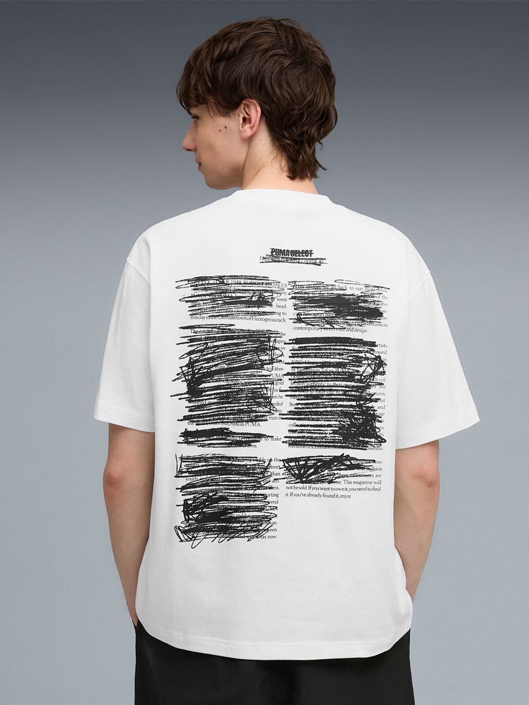 Puma House of Graphics Men Relaxed Fit Cotton Tee